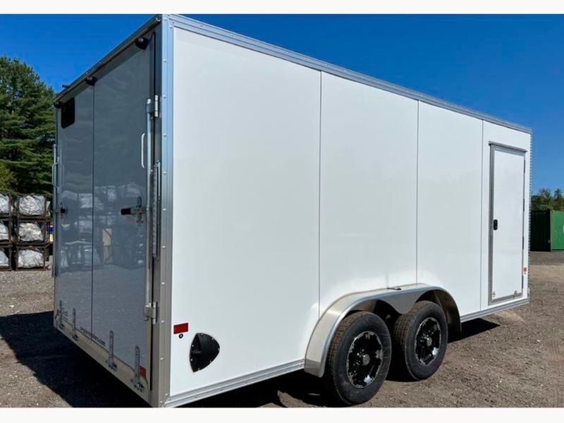 White-Enclosed-Trailers